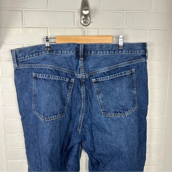 Old Navy High Rise Slouchy Straight Button Fly Distressed Jeans Size 20 - Picture 9 of 10